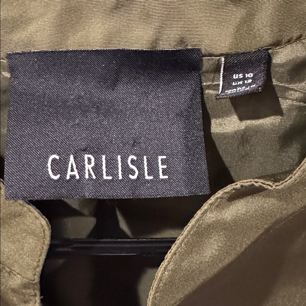 Carlisle Olive Green Tailored Jacket Women’s Size 10 - Picture 3 of 6